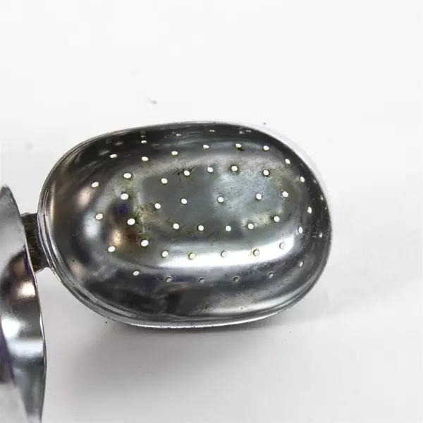 Squeeze Handle Tea Ball Infuser Loose Leaf Tea Strainer 3.25" 