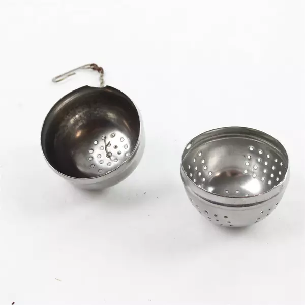 Lot of 3 Stainless Steel Tea Ball Infusers Loose Leaf Strainers 3"