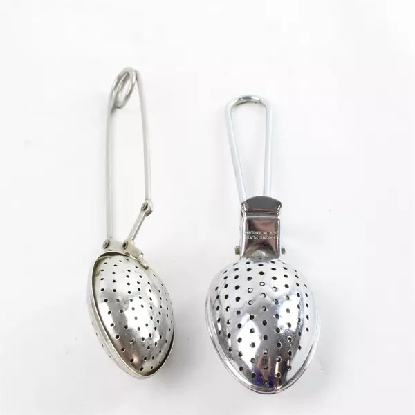 Lot of 4 Tea Infusers Stainless Steel 6" Long Loose Leaf Strainers
