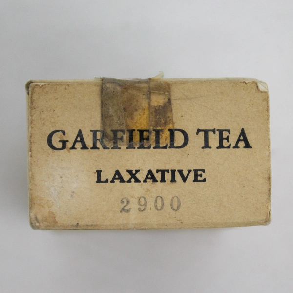 Vintage Garfield Tea Laxative Sealed 1968 Packaging