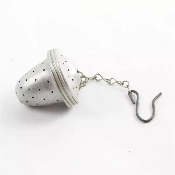 Lot of 5 Metal Tea Infusers Loose Leaf Strainers Reusable 3x3x1.5 