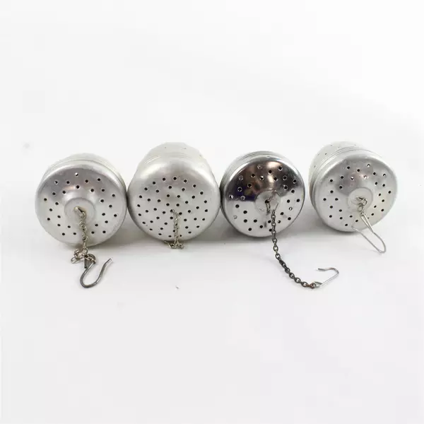 Lot of 4 Metal Tea Infusers Loose Leaf Strainers Reusable 