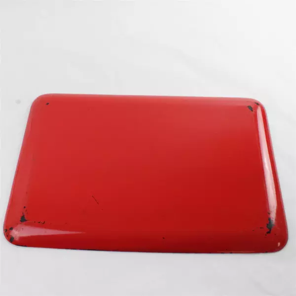 Vintage Plastic Serving Tray With Calories Painted On It 16 x 11 in Lightweight