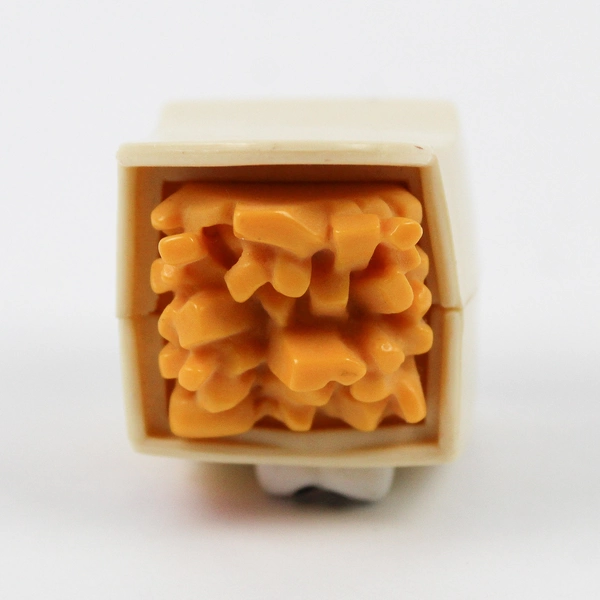 1989 Hallmark Cards French Fries on Wheels McDonald's Toy French Fry Figure