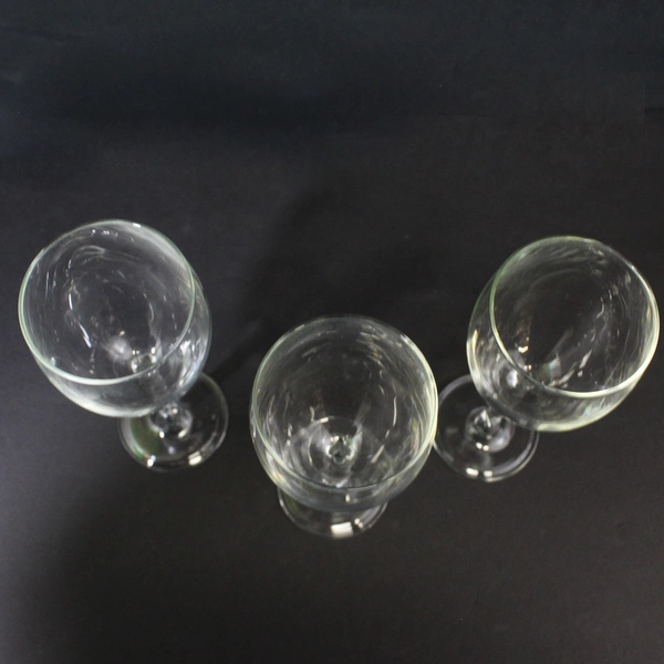 Set of 3 Cristal D'Arques Durand Angelique Water Goblets 8" Tall 10.5 oz