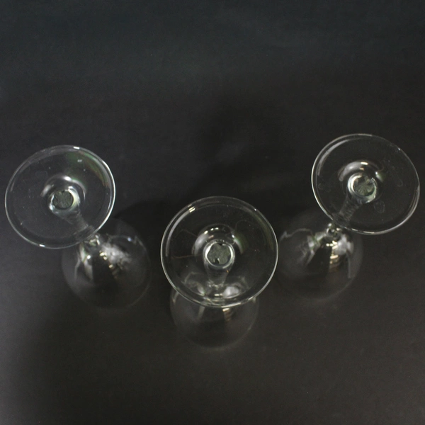 Set of 3 Cristal D'Arques Durand Angelique Water Goblets 8" Tall 10.5 oz