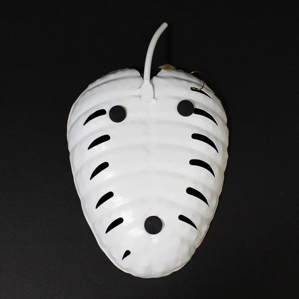 World Pieces Metal Decorative Leaf Fruit Bowls 10 X6.25" White NWT