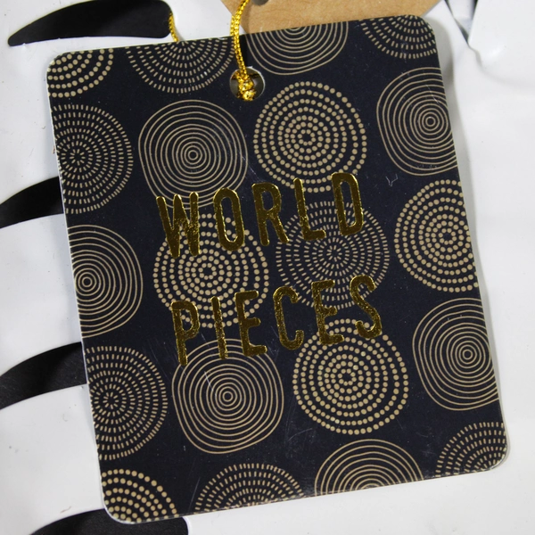 World Pieces Metal Decorative Leaf Fruit Bowls 10 X6.25" White NWT