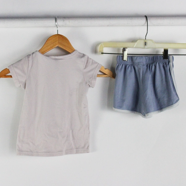 Disney Stitch Pink and Blue 2-Pc Pajama Set Girls' Size 3T