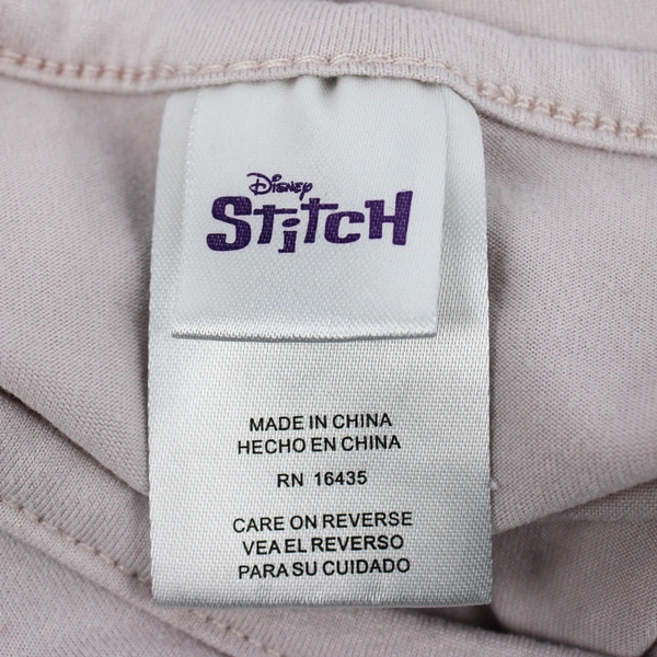 Disney Stitch Pink and Blue 2-Pc Pajama Set Girls' Size 3T