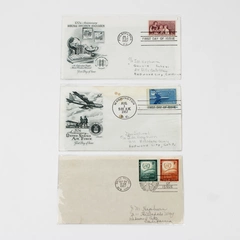 Lot Of 3 1957 First Day Covers Air Force United Nations National Education 
