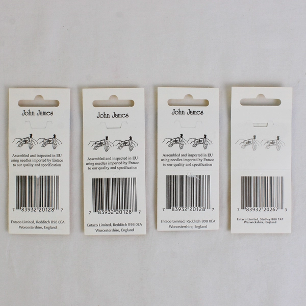 Lot of 4 John James Chenille Pack of 6 Tapestry Needles Sizes 26&28 New 