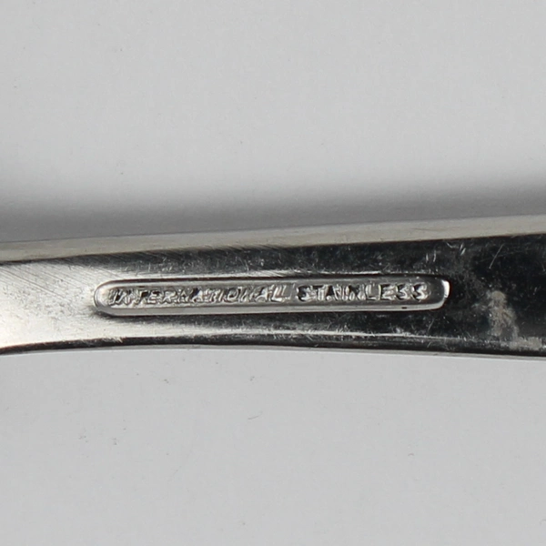 Lot Of 3 International Silver Christiania Pattern SS Salad Serving Forks 11.13"