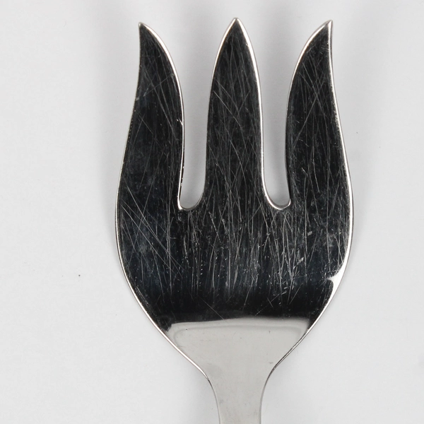 International Silver Creation I Pattern Lot of 3 Cold Meat Serving Forks 8.5" SS