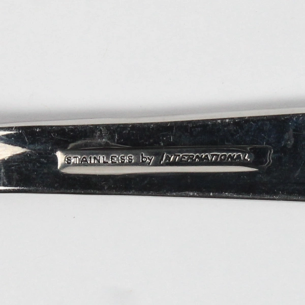 International Silver Creation I Pattern Lot of 3 Cold Meat Serving Forks 8.5" SS