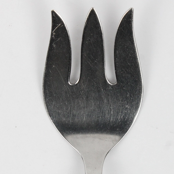 International Silver Creation I Pattern Lot of 5 Cold Meat Serving Forks 8.5" SS