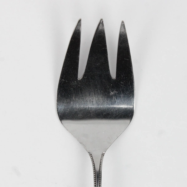 Lot of 2 International Silver Brocade Pattern Cold Meat Serving Fork Gravy Ladle