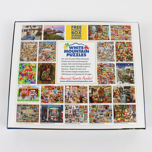 White Mountain 1000 Piece Pacific NW Beers Jigsaw Puzzle #1407, Complete 2018