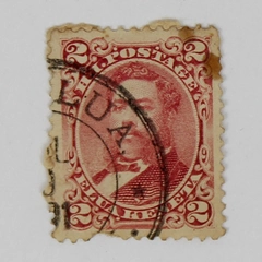 Hawaii 2 Cent Stamp #38 Kailua Canceled