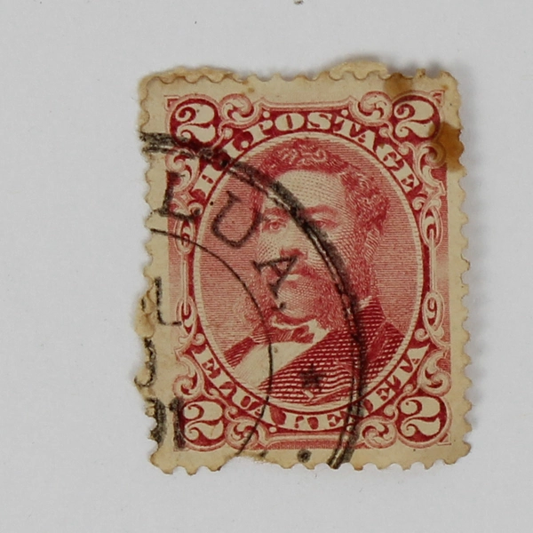 Hawaii 2 Cent Stamp #38 Kailua Canceled