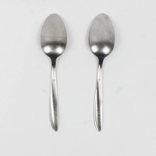 Lot of 2 International Silver Beacon Hill Pattern Serving Spoons Stainless 8.5"