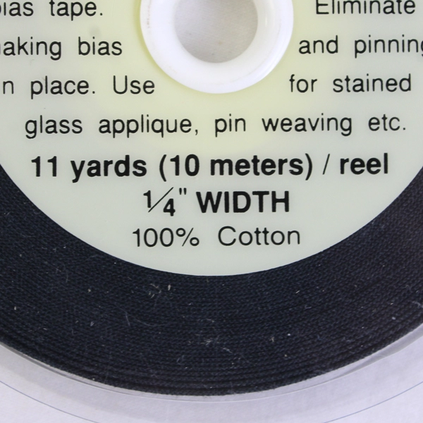 Clover Black Fusible Bias Tape #700/1128 Quick Bias 1/ 4 in  x 11 yds. New
