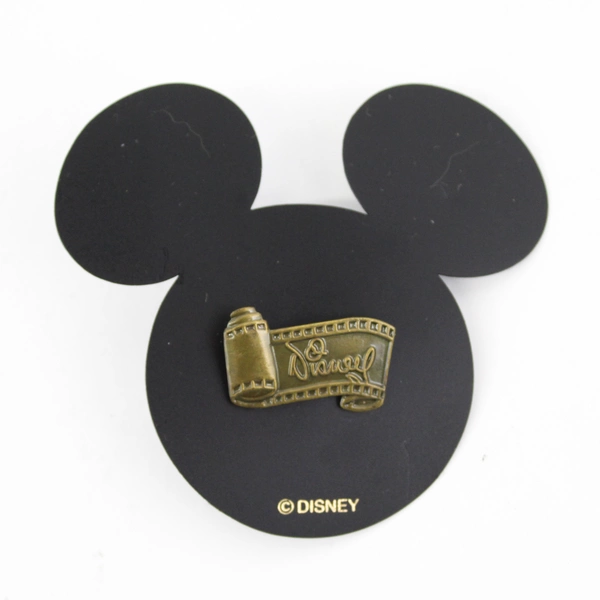 1997 WDCC Disney Signature Scroll Bronze Film Reel Pin 285