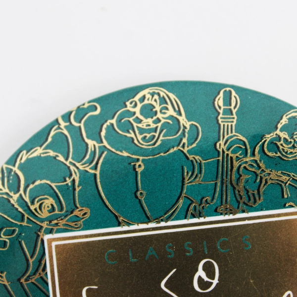 Vtg WDCC Classic Walt Disney Collection Pin Button Pinback 3" Diameter 1990s