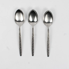 Lot of 3 International Silver Di Lido Pattern Serving Spoons Stainless 8.75"