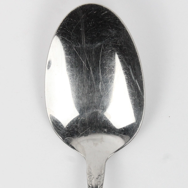 Lot Of 2 Oneida Silver Mansfield (Stainless) Flatware Serving Set 8.5" Long