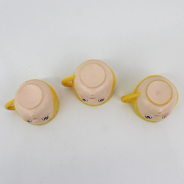 Lot Of 3 Vintage 1970s Plastic Dolly Dingle Campbell's Kid Soup Mugs Cups