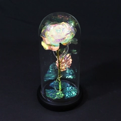 LED Light Lamp Rose Light In Glass Dome
