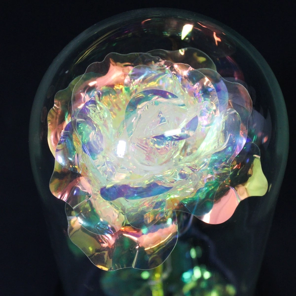 LED Light Lamp Rose Light In Glass Dome