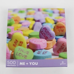 Galison 500-Pc Me + You Love Hearts Candy, 20”x20” Complete  