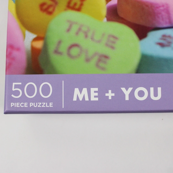 Galison 500-Pc Me + You Love Hearts Candy, 20”x20” Complete  
