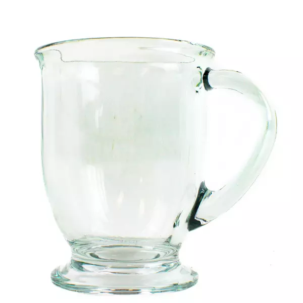 Anchor Hocking Cafe Glass Coffee Mug, 16 Oz Clear Glass Mug