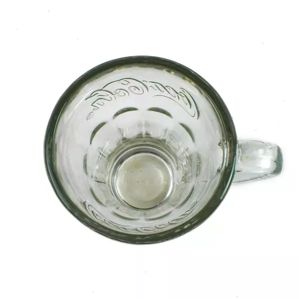 Vintage Coca-Cola Libbey Clear Glass Mugs 14 oz With Handle Barware Cup