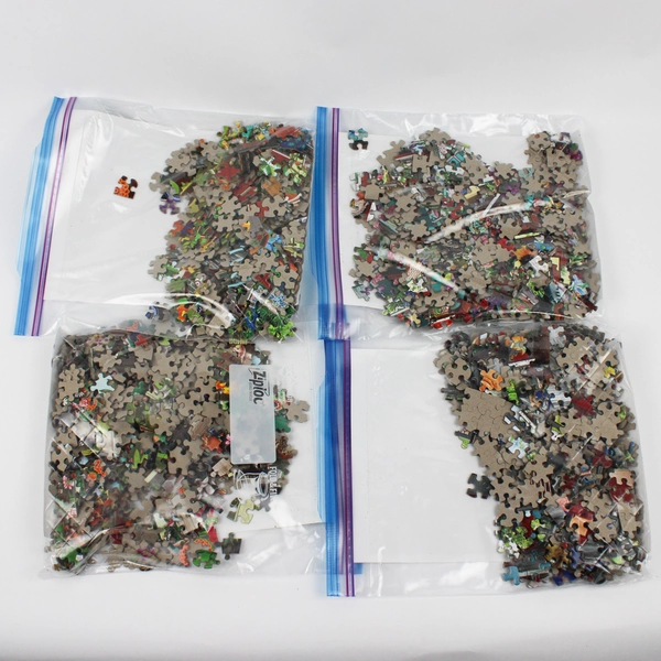 Ceaco 4 x Jigsaw Puzzles Home Scenes 500 Pieces Each Tracy Flickinger Complete