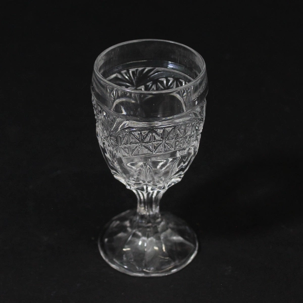 Set Of 3 Crystal D'Adriana Luna Cordial Goblet Wine Glasses 3 5/8"
