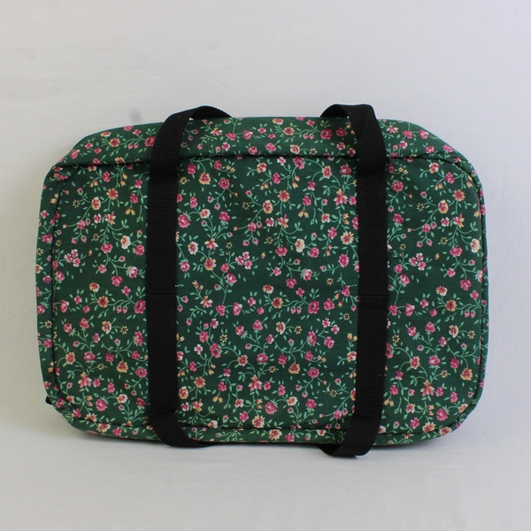 Outer Circle Products Floral Fabric-Covered Laptop Backpack 15.5" x 12.5"
