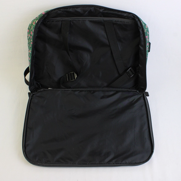 Outer Circle Products Floral Fabric-Covered Laptop Backpack 15.5" x 12.5"