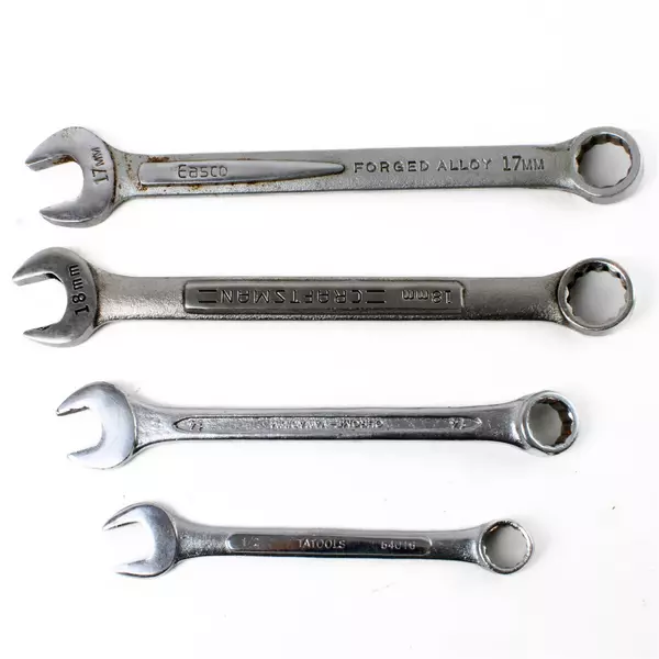 Lot of 4 Assorted Wrenches Hand Tools