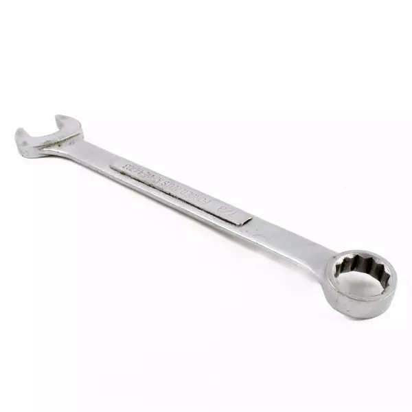 Lot of 4 Assorted Wrenches 15mm 10mm 11/16" 7/8" Used Hand Tools