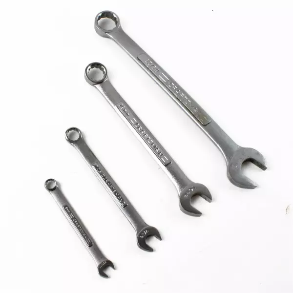 Lot of 4 Assorted Wrenches 8mm 16mm 13/16" 7/16" Used Hand Tools