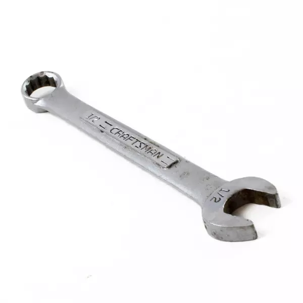 Lot of 4 Assorted Used Wrenches 11 7/16", 1/2", 5/16", 1/4" Hand Tools