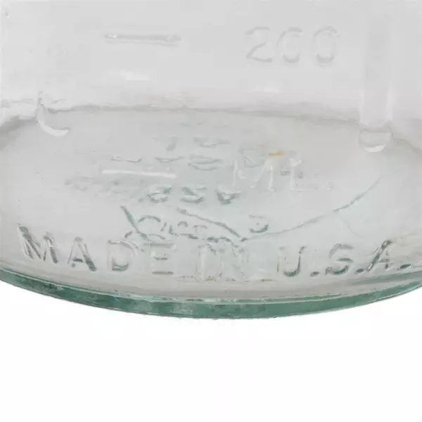 Ball Mason Jar 62A B23 Clear Glass 7" Vintage Canning Jar No Lid