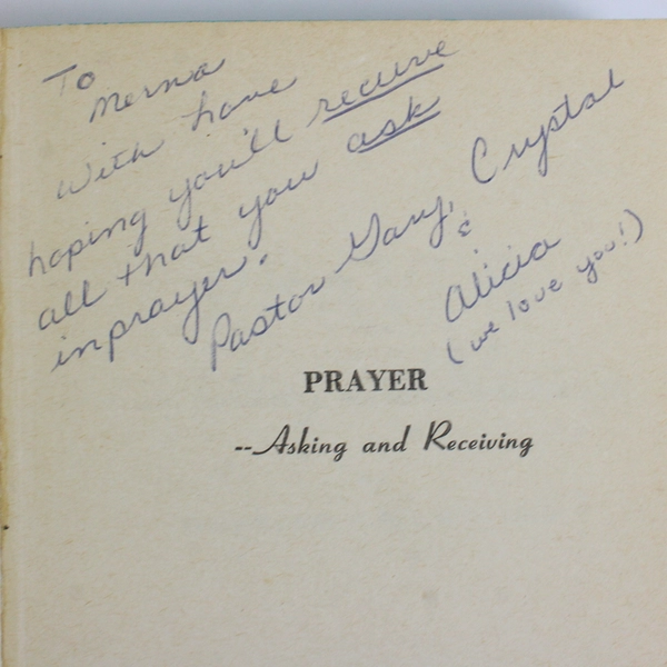 Vintage Prayer Asking and Receiving by John R Rice 1970 Paperback