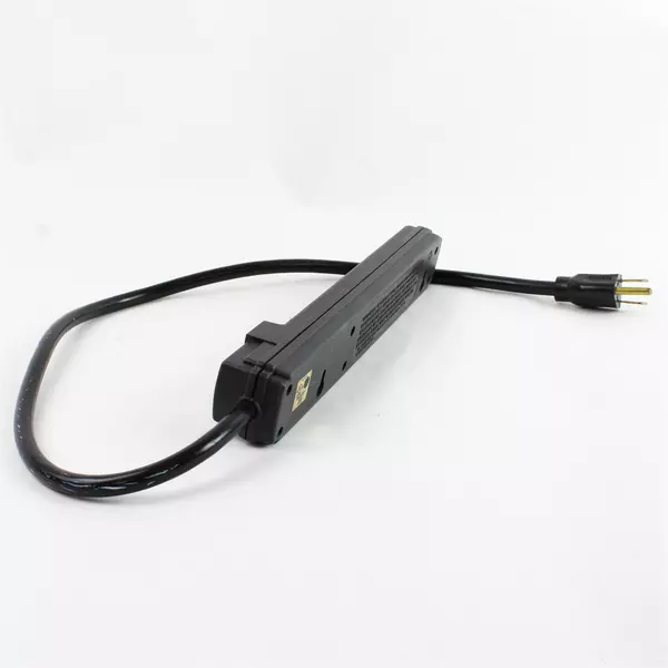 Lot of 4 Extension Cords 2 White 1 Black 1 Green Used Untested