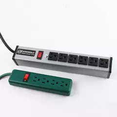 Wiremold Plug-In Outlet Center Units with Green Extension Cord Used