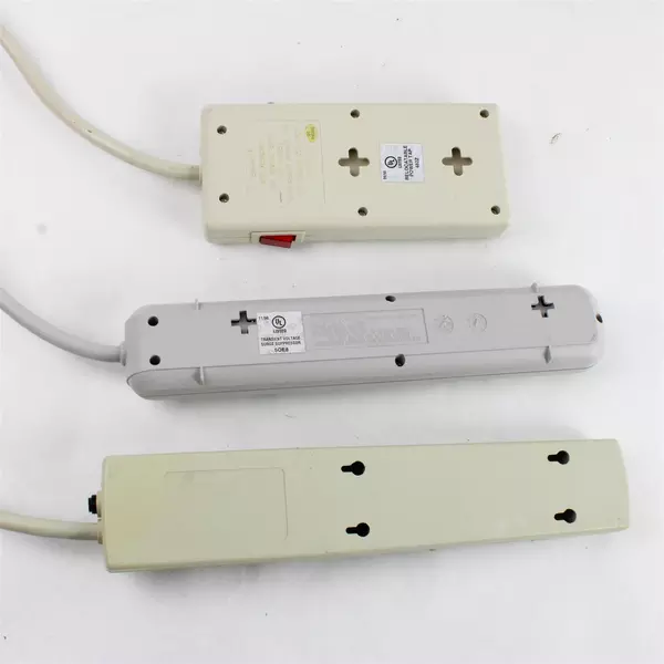 Lot of 3 Power Strips Ace Snapit Power Sentry Used Untested